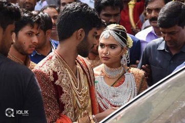 Celebs At Gali Janardhan Reddy Daughter Marriage